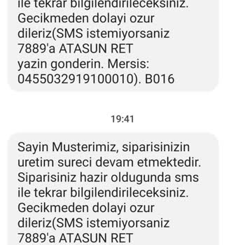 Atasun Optik Teslim Edilemeyen Gözlük