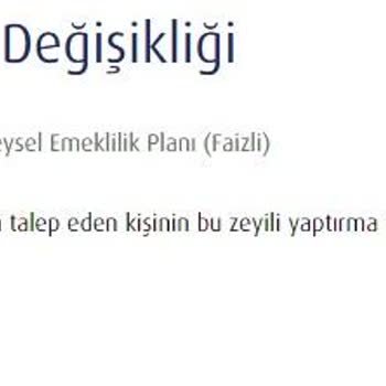 Türkiye Emeklilik 18 Yaş Altı Sözleşme Fon Değişikliği Sorunu