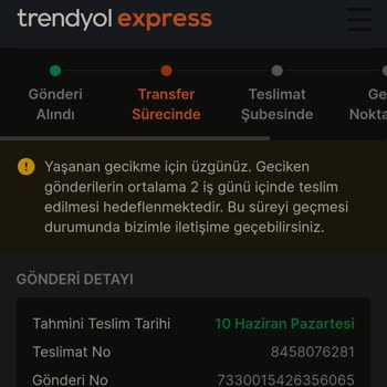 Trendyol Express Trendyol Teslim Tarihi Sözünü Tutmuyor!