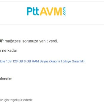 PttAVM Sıfır Aldığım Cep Telefonunu İkinci El Çıktı İade Ettim Ama Sonuç Yok