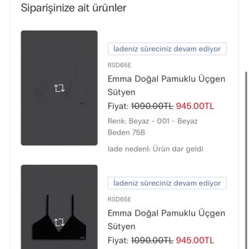 Intimissimi Mağazaya Götürdüm İade Almadılar
