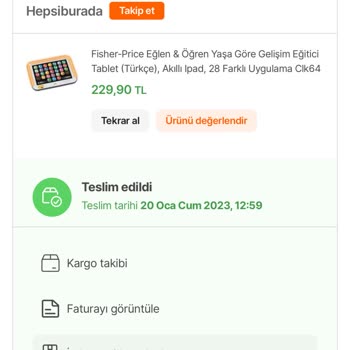 Fisher Price Tablet
