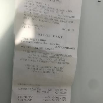 Samsung Aymet İklimlendirme Mağduriyet Hakkında Ya