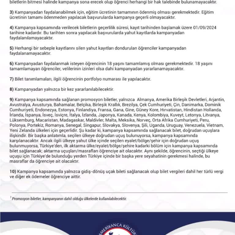 Amerikan Kültür Yabancı Dil Kursları Amerikan Kültür Kursu Yurt Dışı Bilet Kampanyası Hakkında