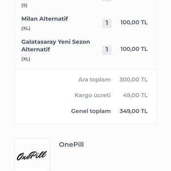 Shopier One Pill Archive Forma Siparişi