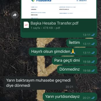 Opel Haramidere Otomotiv Satış Sorumlusu Şikayeti