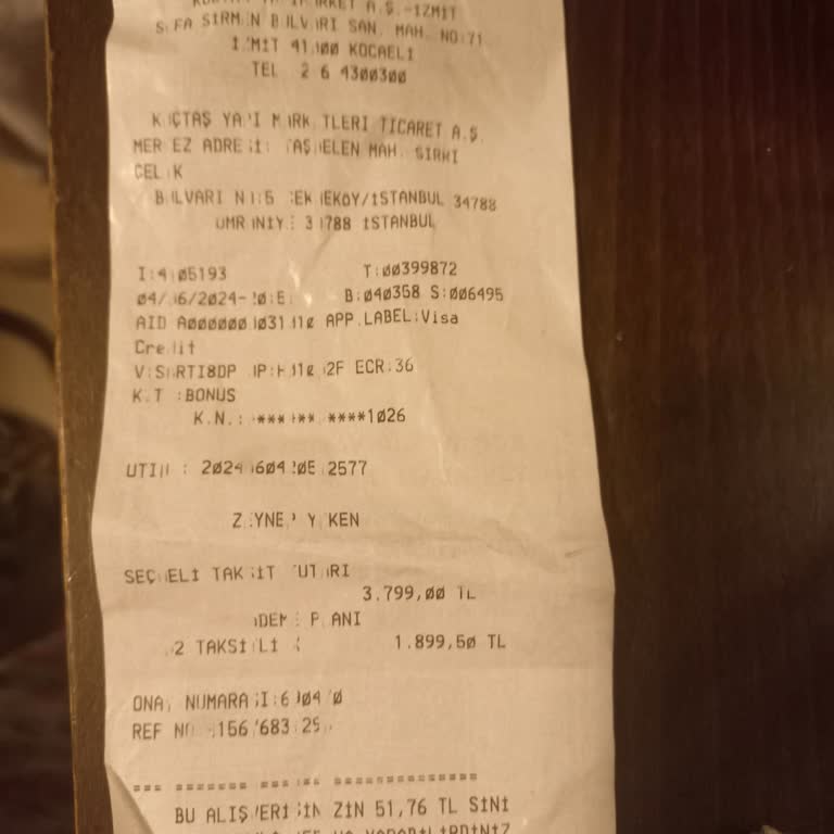 Koçtaş'tan Bir Daha Asla Alışveriş Yapmayacağım