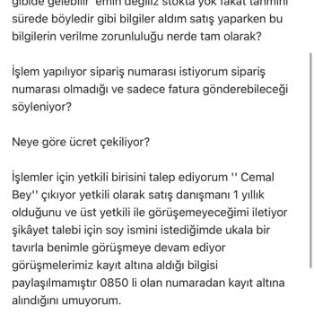 Jumbo Stokta Olmayan Ürün Satma