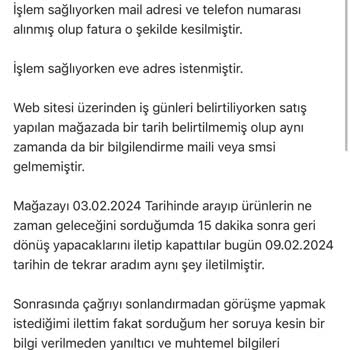 Jumbo Stokta Olmayan Ürün Satma