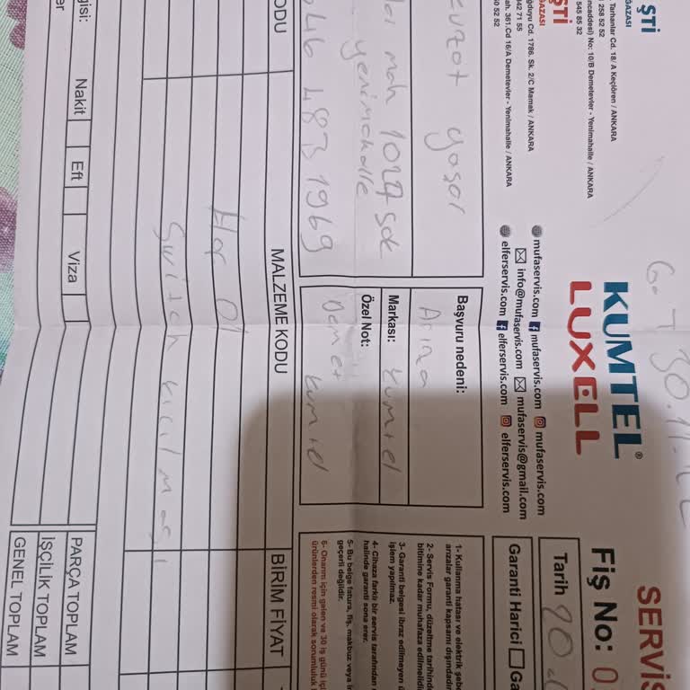Kumtel Sicil Affı Ve Kredi Notu Güncelleme Talebi