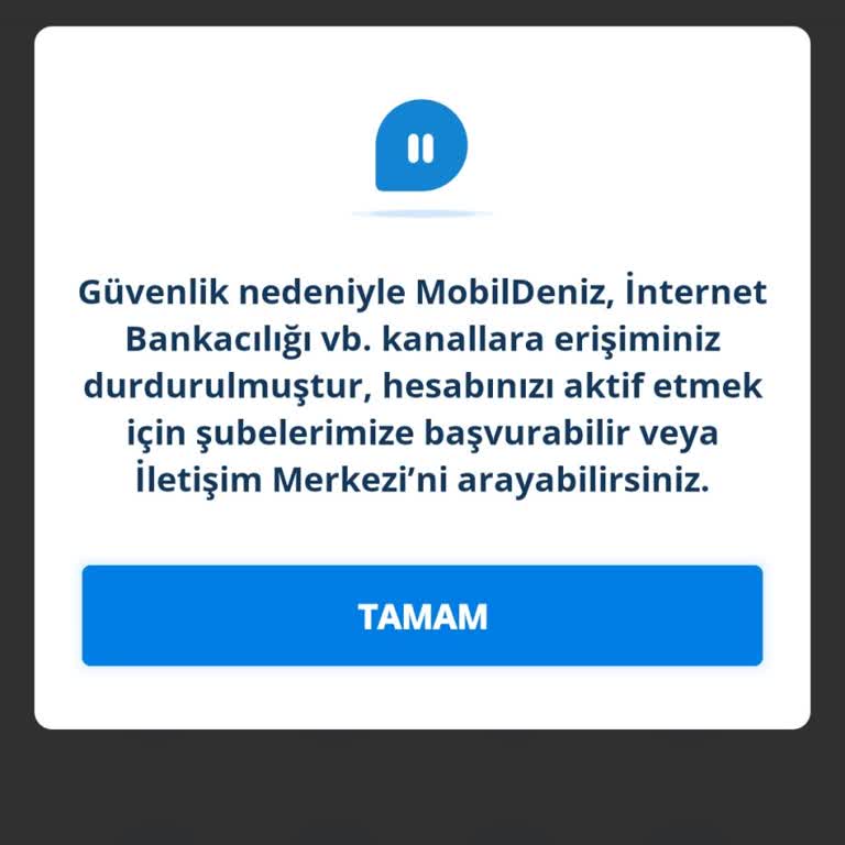 Denizbank Mobil Uygulama Erişim Sorunu Ve Çözüm Eksikliği
