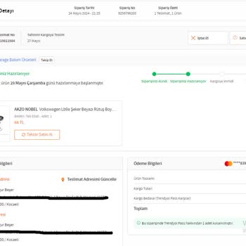 Trendyol Ve Garage Bakım Ürünleri İş Birliği İle Gönderilmeyen Ürün!