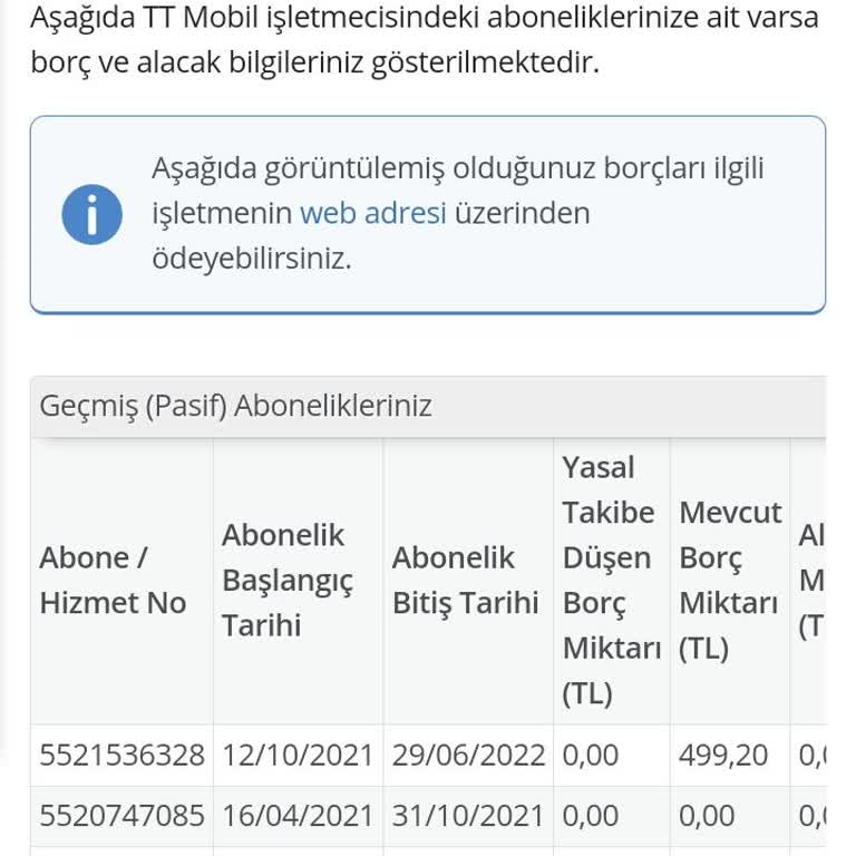 Türk Telekom Yıllar Sonra Çıkan İptal Edilen Numaradan Çıkan Fatura Borcu