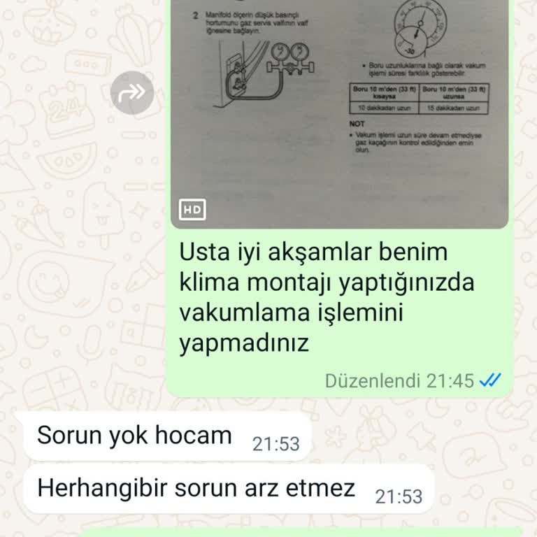 LG Vakumsuz Klima Montajı