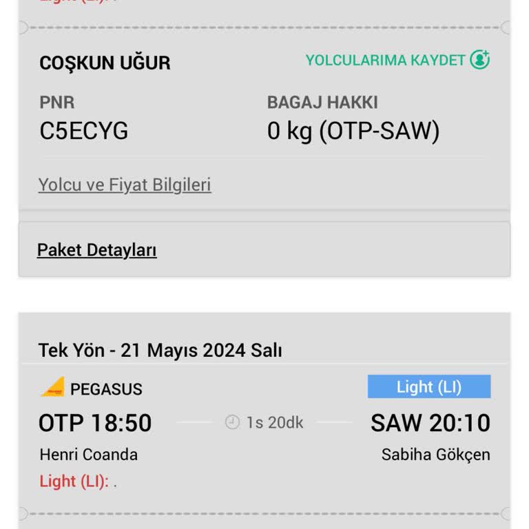 Pegasus Pişmanlığı Parayı Ödeyip Hizmet Alamadık