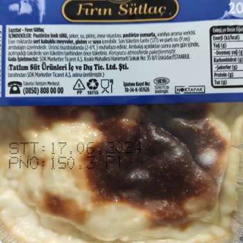 Şok Market Küflenmiş Fırın Sütlaç