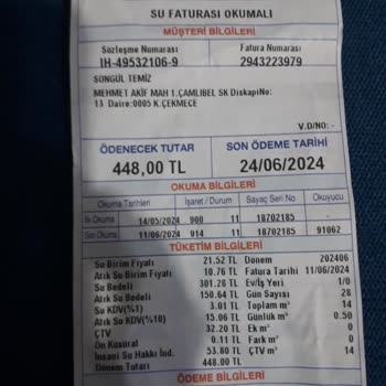 İBB - İstanbul Büyükşehir Belediyesi Atık Su Bedeli İadesi