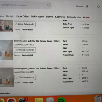 English Home Yanlış Ürün Yollaması