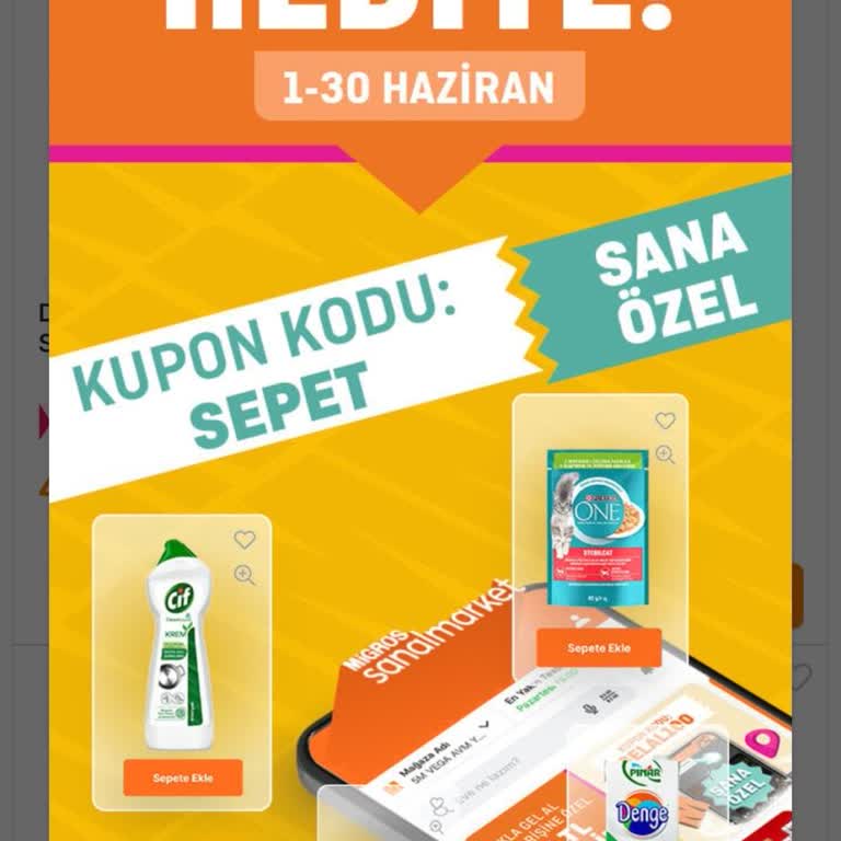 Migros Sanal Market'ten Sipariş Ver Otur Bekle Elbet Gelir!