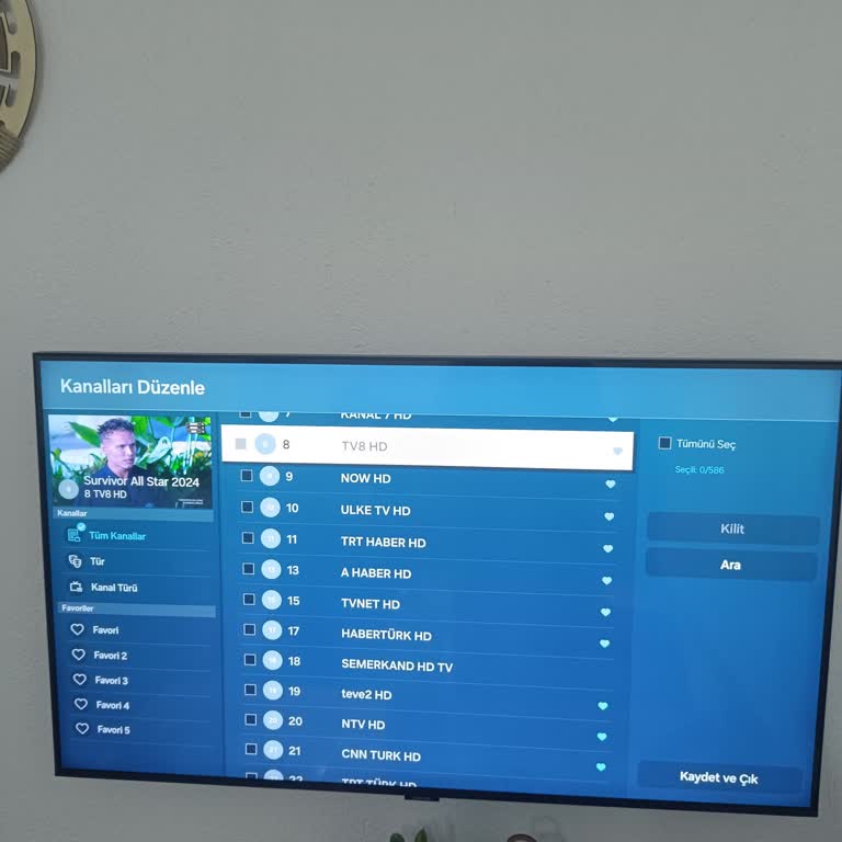 Samsung Cu 7000 Kanal Sıralama Ve Taşıma Sorunu