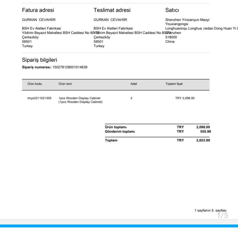 Fruugo Yanıltıcı Ürün Ve İletişim Eksikliği