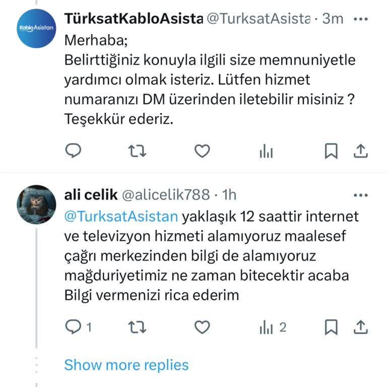 Kablo Net 10 Saattir İnternet Arızası Veriyor