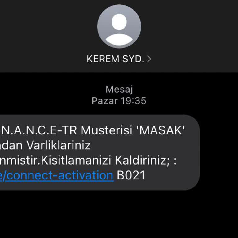 Kerem SYD (SMS) Anlaşılmaz Mesaj Ve Güvenlik Endişeleri