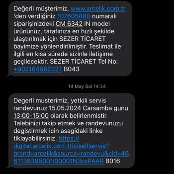 Arçelik Alışveriş Mağduriyeti Yaşanması