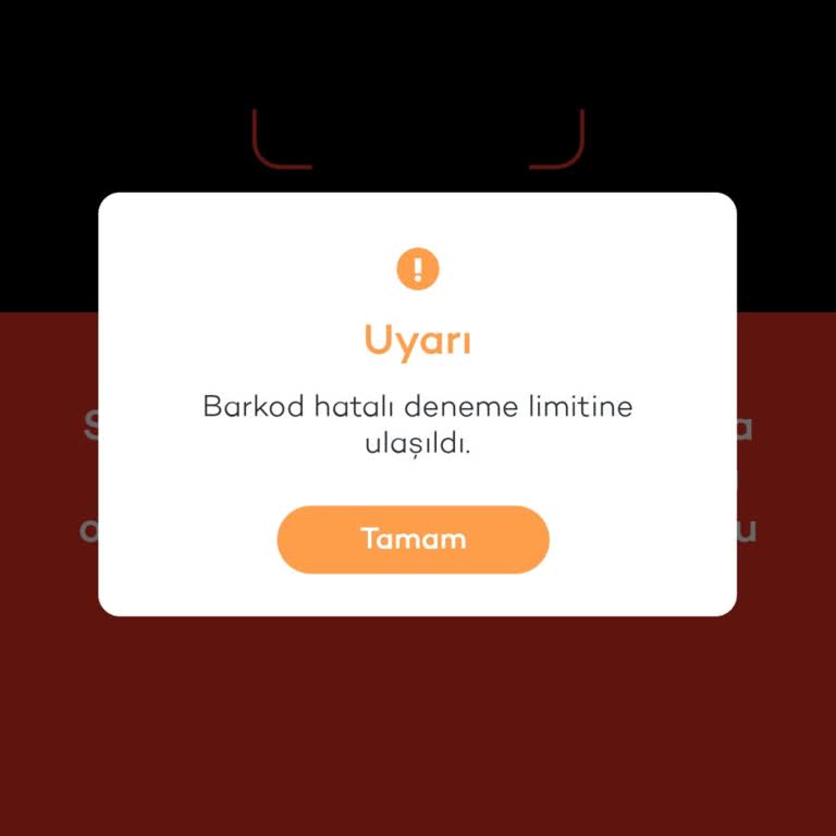 Tosla Barkod Deneme Limiti