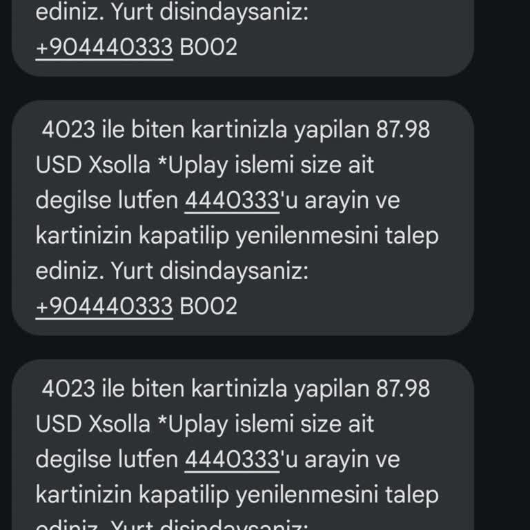 Garanti BBVA Xsolla Oyun Şirketi Kredi Kartımdan Onayım Ve Rızam Dışında İzinsiz 98