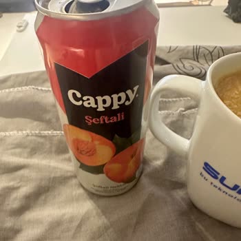 Cappy Şeftali Suyu Beyaz Köpük