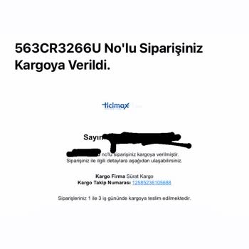 Sürat Kargo'dan Gelecek Siparişim Ortada Yok