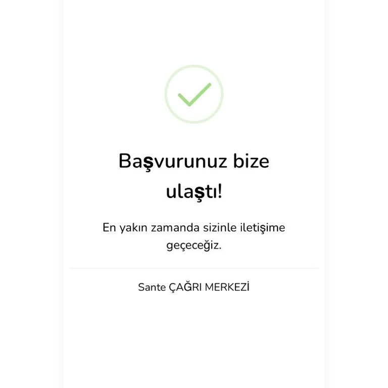 Sante Çağrı Merkezi Şikayet! Kimlik Bilgilerimin Güvenliği!