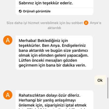 Temu (TR) Sipariş İptali