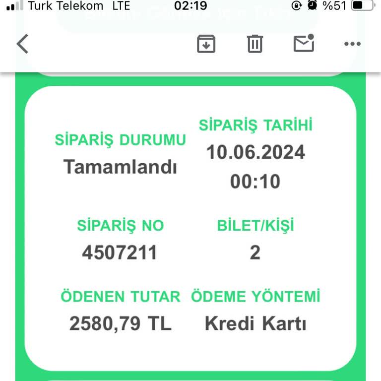 Bubilet 2 Ay Sonraki Etkinliğin Bilet İptalini Yapmıyorlar