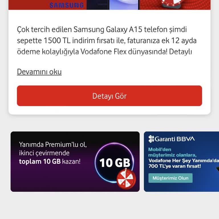Vodafone Yanımda Uygulaması Ve İnternet Kazanamama