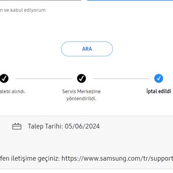 Samsung Onarım Kayıtlarını İptal Ediyor