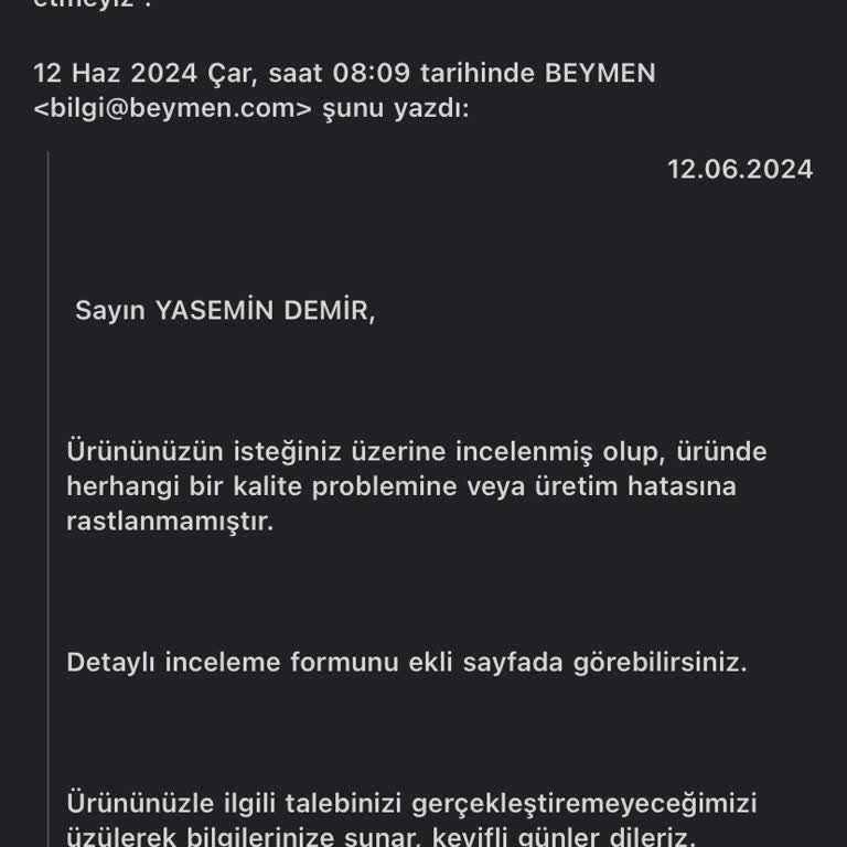 Beymen Kalitesizliği Hakkında Bir Uyarı