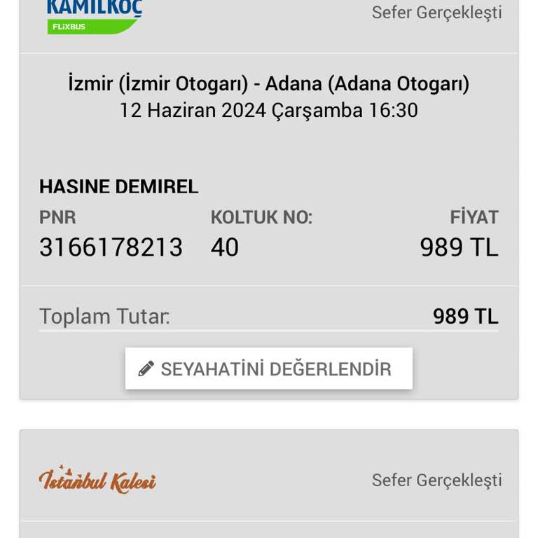 Kamil Koç Firması İle Yaşadığım Mağduriyet