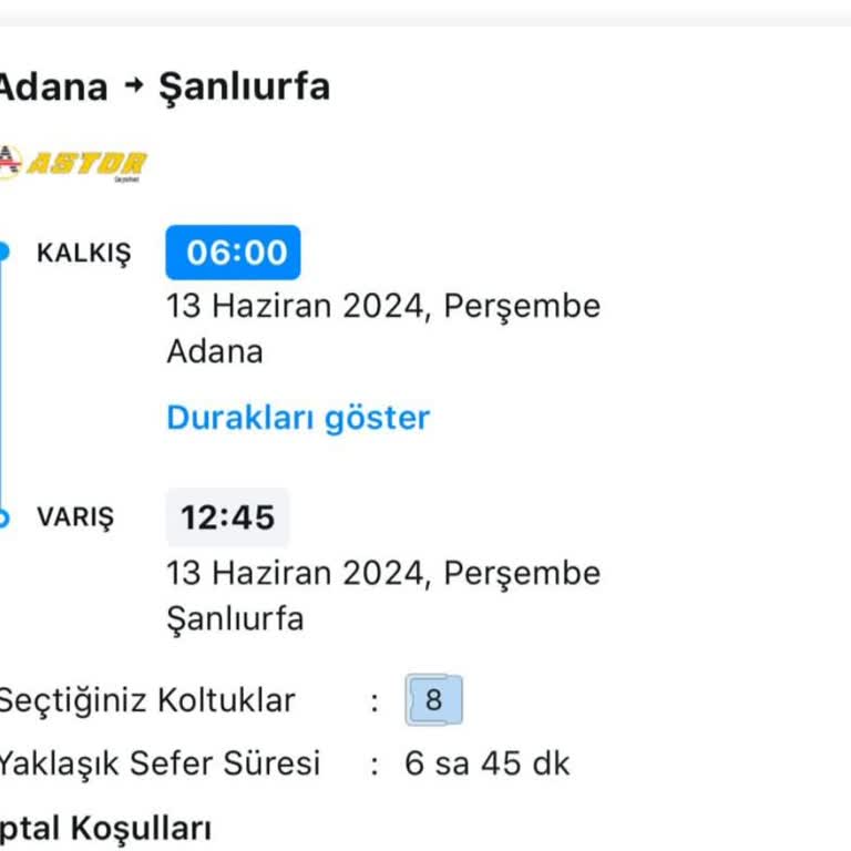 Astor Turizm Otobüsün Geç Gelmesi