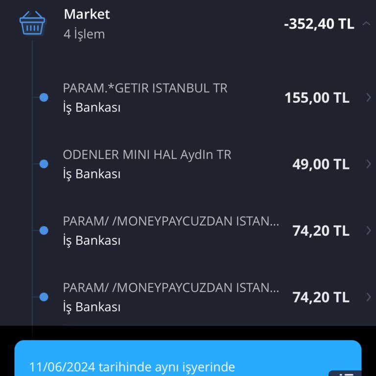 MoneyPay Hata Verip Para Çekilmesi