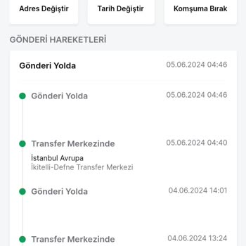 Trendyol Ekspress Kargomu Teslim Etmiyor