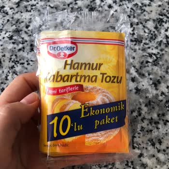Dr. Oetker Kabartma Tozu Acı Tat Veriyor