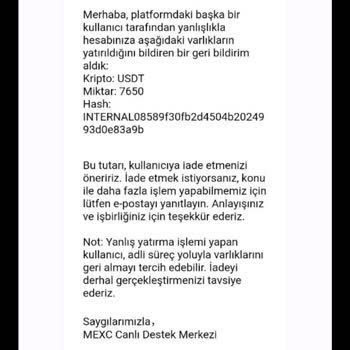 VakıfBank Yanlış Para Transferimin Derhal Tarafıma İadesini İstiyorum