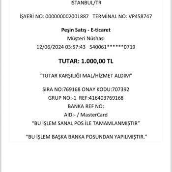 Armut Para Yüklemem Yapılmadı