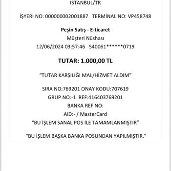 Armut Para Yüklemem Yapılmadı