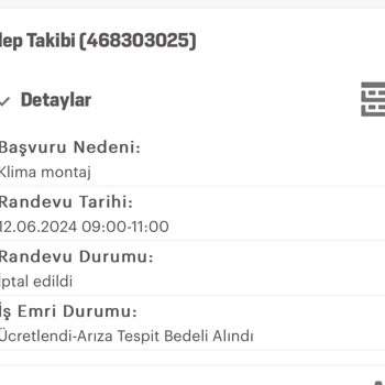 Arçelik Klima Montaj Randevu Sorunu