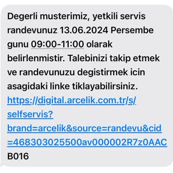 Arçelik Klima Montaj Randevu Sorunu