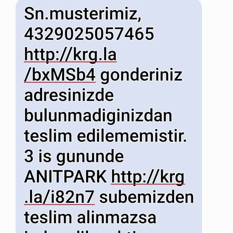 Aras Kargo Teslimat Yapmadan Evde Yoksunuz Diyor.