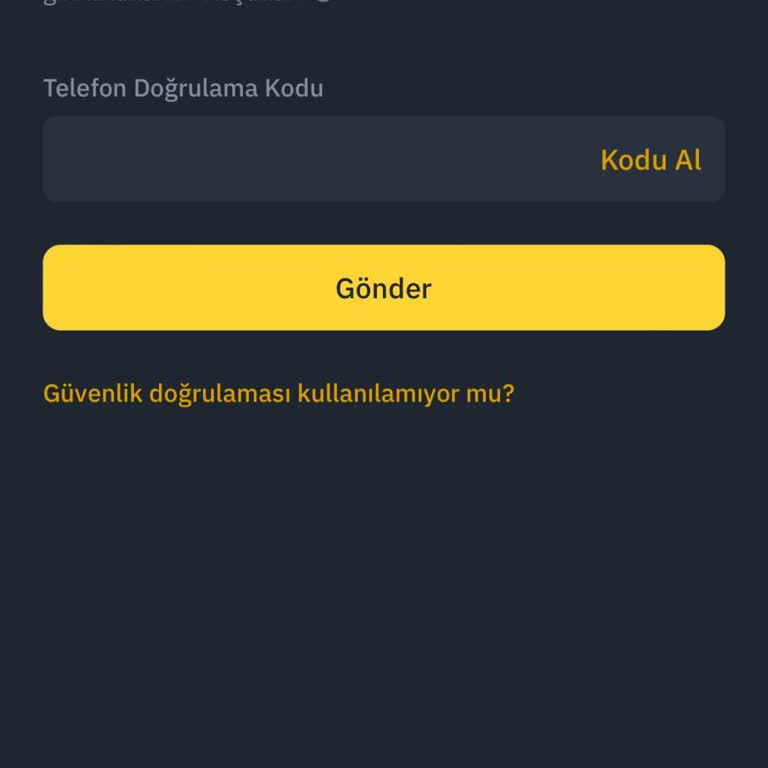 Binance Numara Güncelleme Şikayet